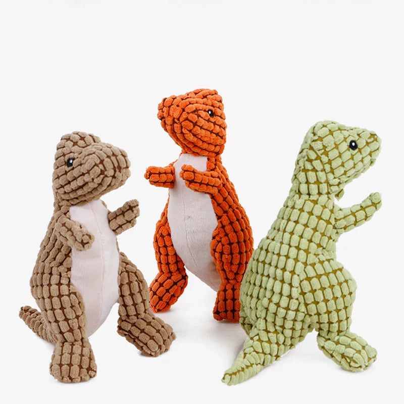 Indestructible Dino Dog Toy